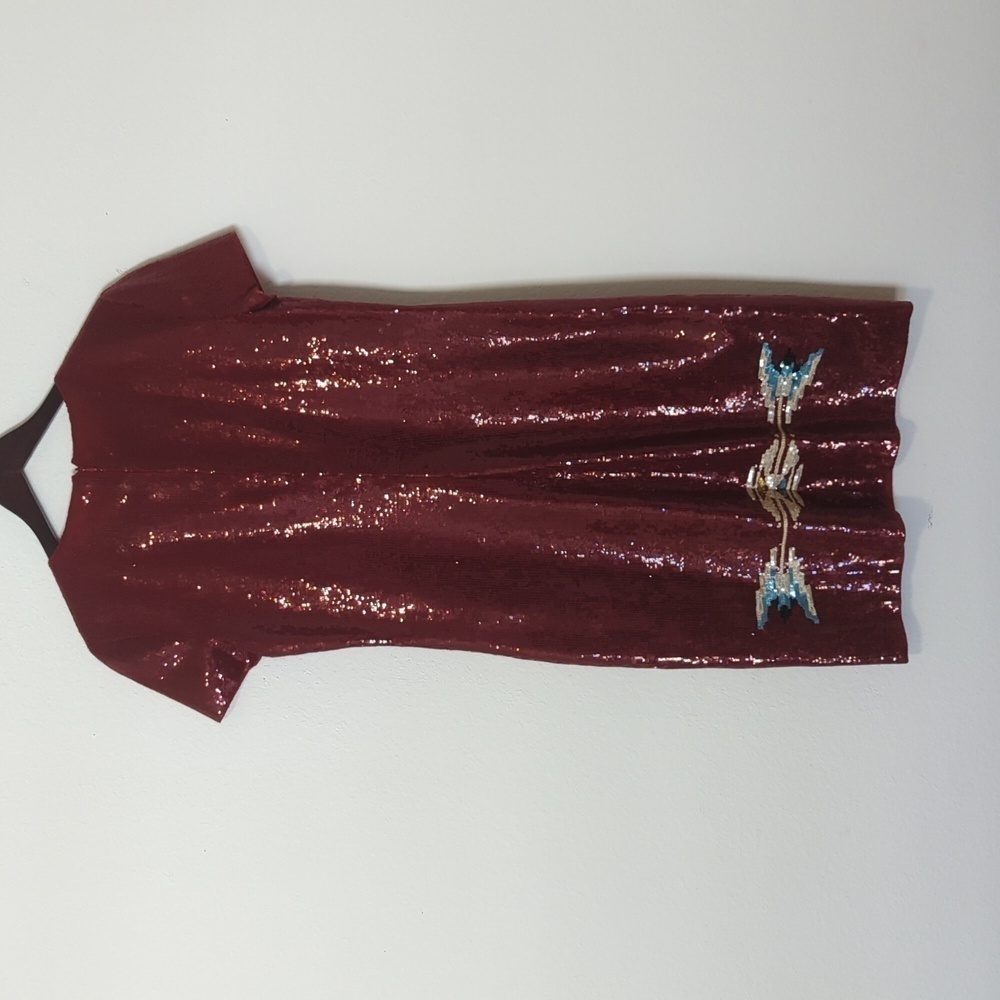 Embellished Cady women's dress size 8. Ralph Lauren Collection - Picture 5 of 14